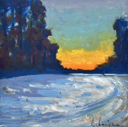 Bhattacharjee_Snowy Sunset 2026